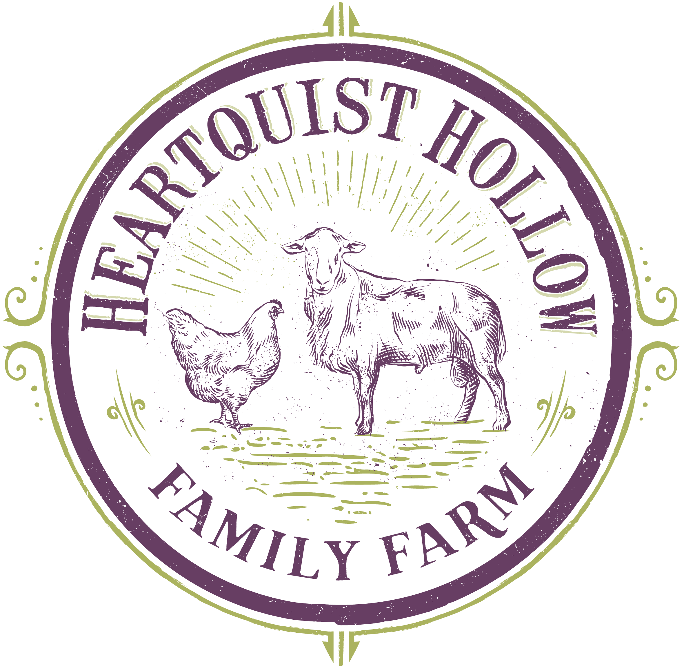 Heartquist Hollow Family Farm logo