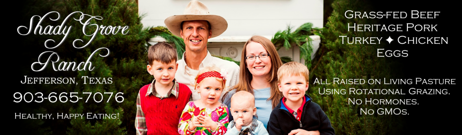 Shady Grove Ranch farm banner
